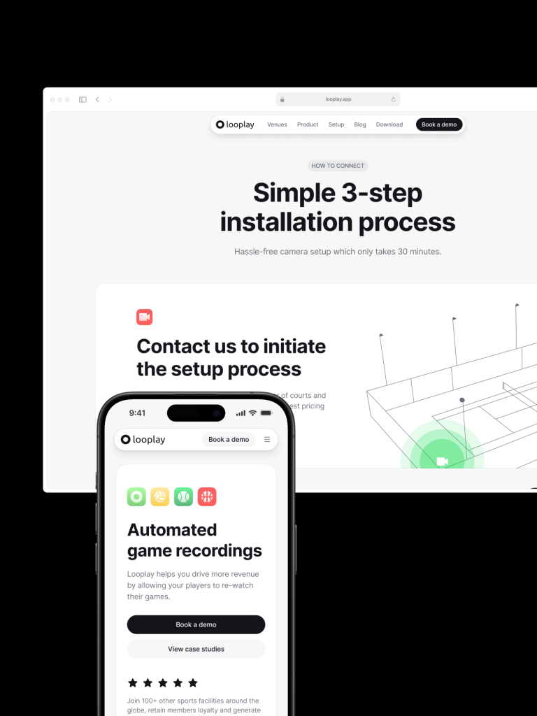 Mobile and desktop screens showcase a website designed by Webgamma, a leading website design agency in Edmonton. The website features sleek visuals and a clean user interface.