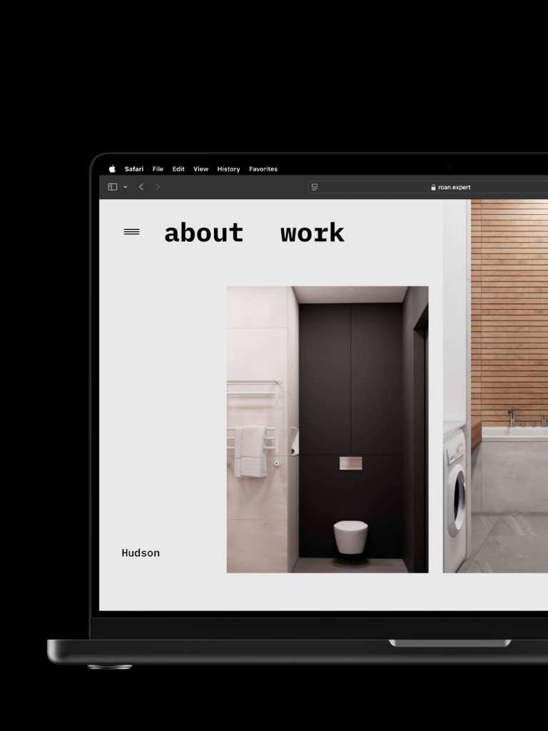 Experience the responsive design of the Astreas website on both desktop and smartphone, featuring a sleek purple and black theme crafted by top experts in website design in Burnaby.